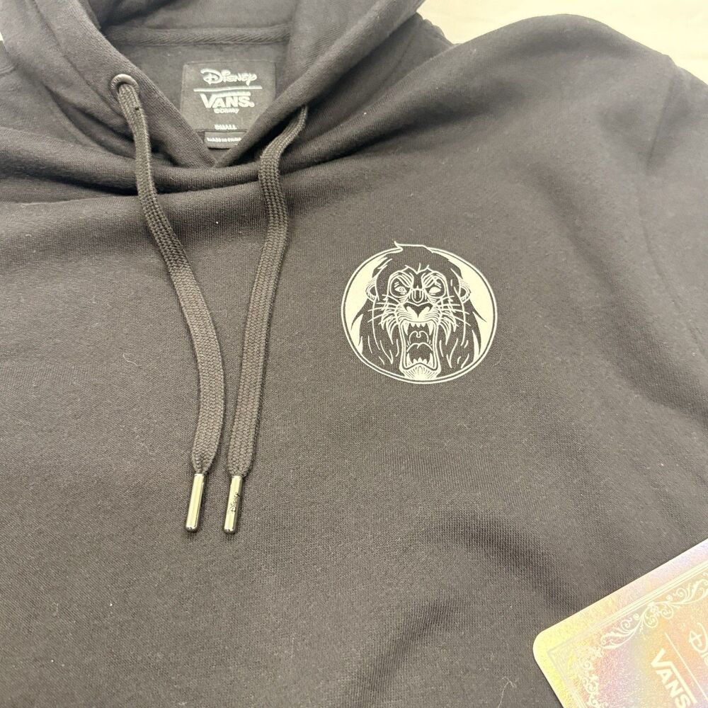 New Disney x Vans Men’s Small Black Hoodie Sweatshirt The Lion King Graphic - Picture 3 of 13